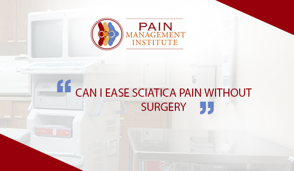 Can I ease sciatica-pain-surgery
